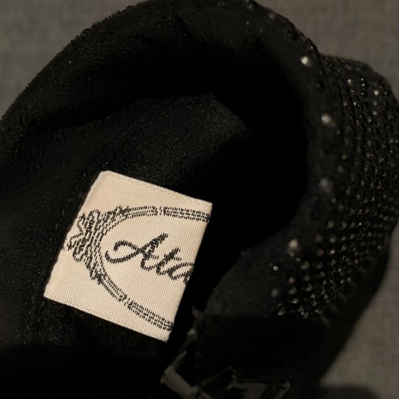 Rhinestone Studded Ankle Boots - Picture 9 of 13